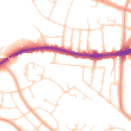 Daytime road noise heatmap for LE3 0UD