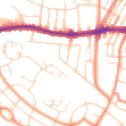 Daytime road noise heatmap for LE3 0UH