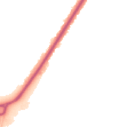 Night-time road noise heatmap for LE3 2JA