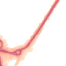 Night-time road noise heatmap for LE3 2RY