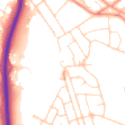 Daytime road noise heatmap for LE3 2TR