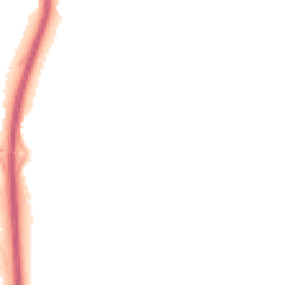 Night-time road noise heatmap for LE3 2TR