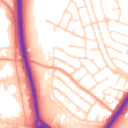 Daytime road noise heatmap for LE3 2XL