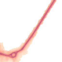 Night-time road noise heatmap for LE3 2XS