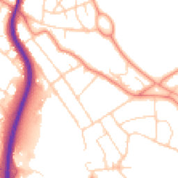 Daytime road noise heatmap for LE3 3AD