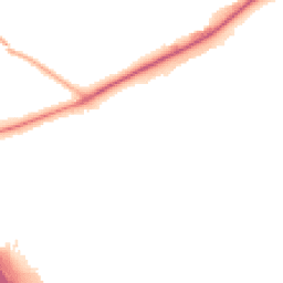 Night-time road noise heatmap for LE3 3DZ