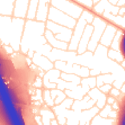 Daytime road noise heatmap for LE3 3EH