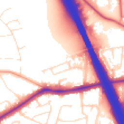 Daytime road noise heatmap for LE3 3PL