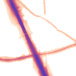 Night-time road noise heatmap for LE3 3QB