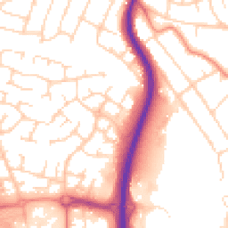 Daytime road noise heatmap for LE3 3RF
