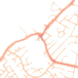 Daytime road noise heatmap for LE3 8DP