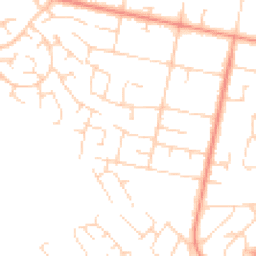 Daytime road noise heatmap for LE3 8LA