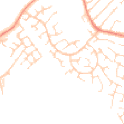 Daytime road noise heatmap for LE3 8QP