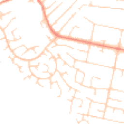 Daytime road noise heatmap for LE3 8SB