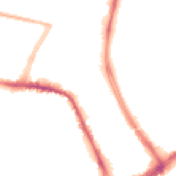 Night-time road noise heatmap for LE4 0AA