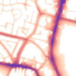 Daytime road noise heatmap for LE4 0AD