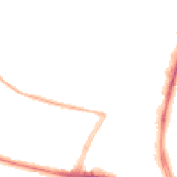 Night-time road noise heatmap for LE4 0BE