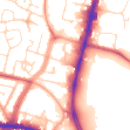 Daytime road noise heatmap for LE4 0BF