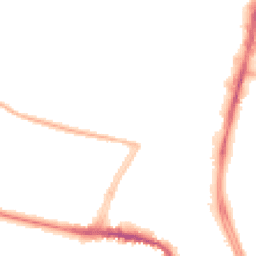 Night-time road noise heatmap for LE4 0BL