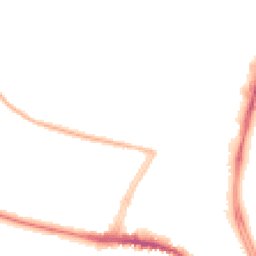 Night-time road noise heatmap for LE4 0BN