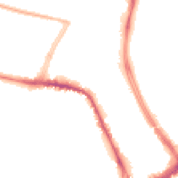 Night-time road noise heatmap for LE4 0BP