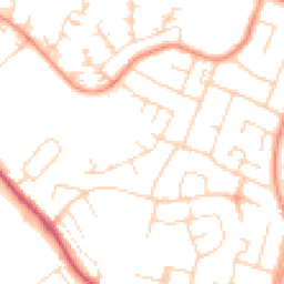 Daytime road noise heatmap for LE4 0EP