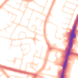 Daytime road noise heatmap for LE4 0HL