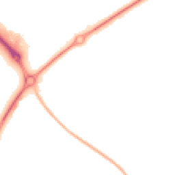 Night-time road noise heatmap for LE4 0PP