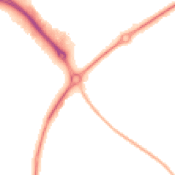Night-time road noise heatmap for LE4 0RN
