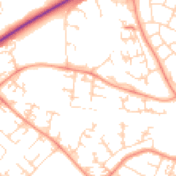 Daytime road noise heatmap for LE4 0SS