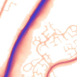 Daytime road noise heatmap for LE4 1BH