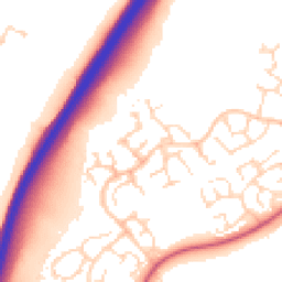 Daytime road noise heatmap for LE4 1BN