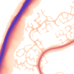 Daytime road noise heatmap for LE4 1DP