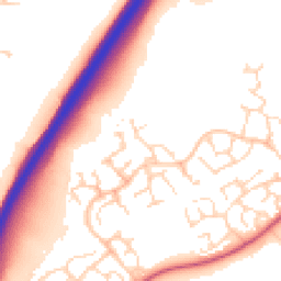 Daytime road noise heatmap for LE4 1EN