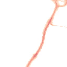 Night-time road noise heatmap for LE4 2AJ