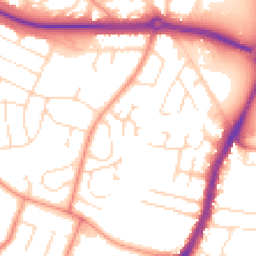 Daytime road noise heatmap for LE4 2FP