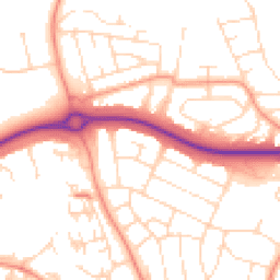 Daytime road noise heatmap for LE4 2GH