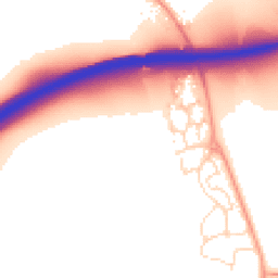 Daytime road noise heatmap for LE4 2WN
