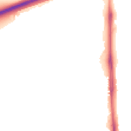 Night-time road noise heatmap for LE4 3LR