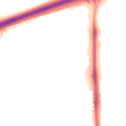 Night-time road noise heatmap for LE4 3LW