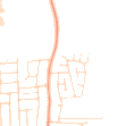 Daytime road noise heatmap for LE4 4FY
