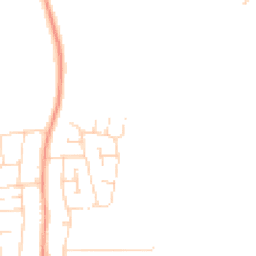 Daytime road noise heatmap for LE4 4GS