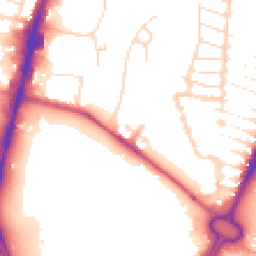 Daytime road noise heatmap for LE4 5EF