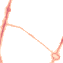 Night-time road noise heatmap for LE4 5EF