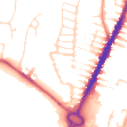 Daytime road noise heatmap for LE4 5GE