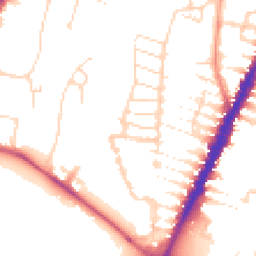 Daytime road noise heatmap for LE4 5HB
