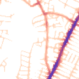 Daytime road noise heatmap for LE4 5JF