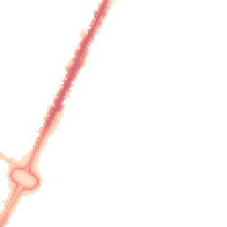 Night-time road noise heatmap for LE4 6AP