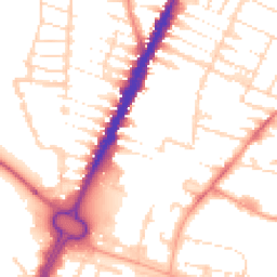 Daytime road noise heatmap for LE4 6AW