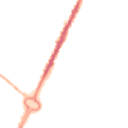 Night-time road noise heatmap for LE4 6AW